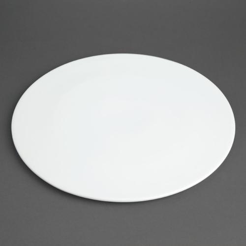 Olympia Whiteware Rimless Pizza Plate - 330mm (Box 6)
