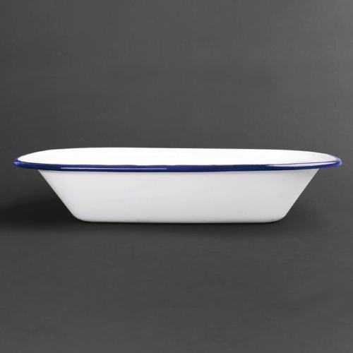 Olympia Enamel Rectangular Serving Dish - 280x195x55mm 11x 7 1/2x 2 1/4" (Box 6)