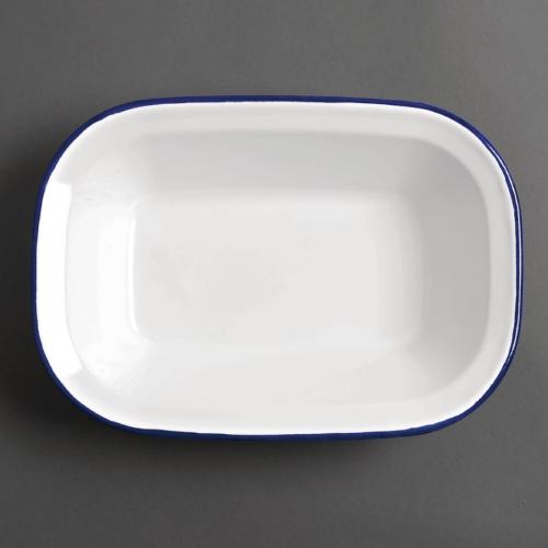 Olympia Enamel Rectangular Serving Dish - 280x195x55mm 11x 7 1/2x 2 1/4" (Box 6)