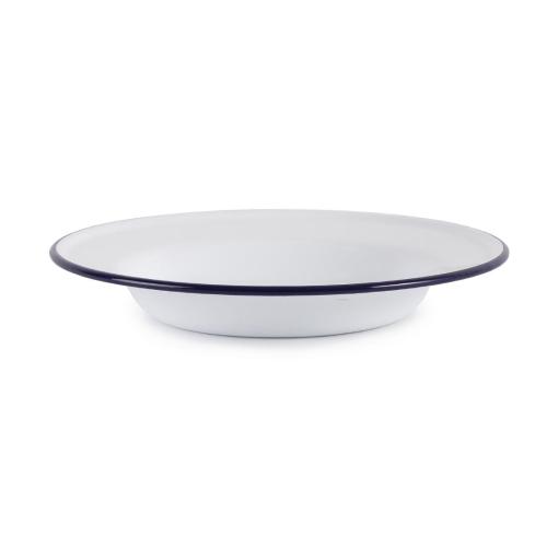 Olympia Enamel Soup Plate - 245mm 9 1/2" 490ml (Box 6)