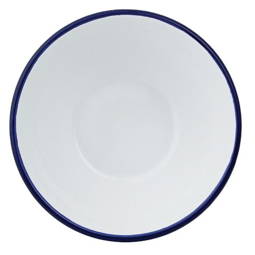 Olympia Enamel Bowl White - 155mm (Box 6)