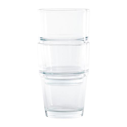 Olympia Toughened Stacking Tumbler - 200ml 6 7/10fl oz (Box 12)