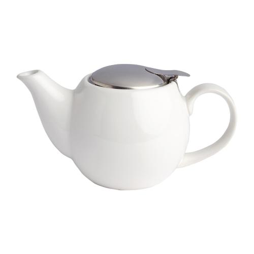 Olympia Cafe Teapot White - 510ml 17 1/5fl oz (Box 1)