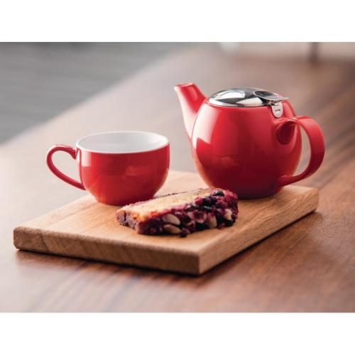 Olympia Cafe Teapot Red - 510ml 17 1/5fl oz (Box 1)