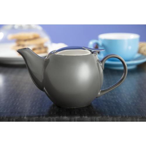 Olympia Cafe Teapot Charcoal - 510ml 17 1/5fl oz (Box 1)