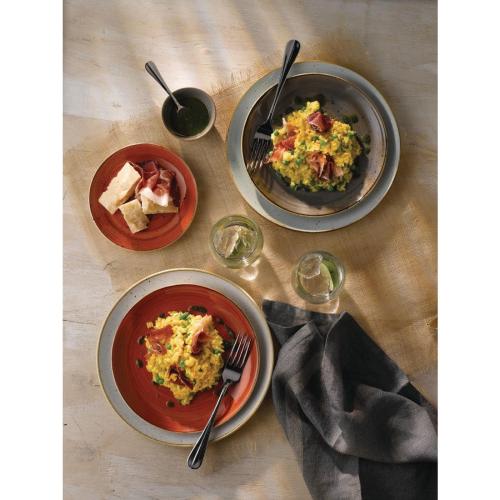 Churchill Stonecast Soft Coupe Plate Duck Egg - 288mm 11 1/4" (Box 12)