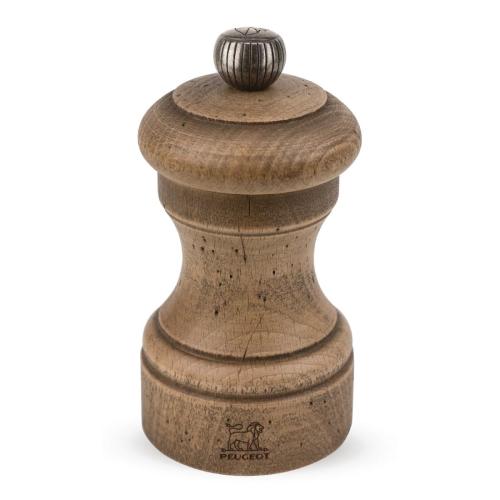 Peugeot Antique Salt Mill Wood - 100mm 4"
