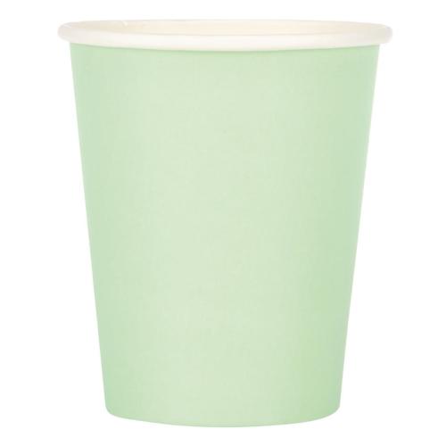 Fiesta Recyclable Hot Cup Single Wall Aqua 8oz (Sleeve 50)  FSC Mix