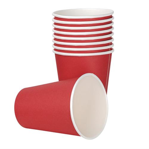Fiesta Recyclable Hot Cup Single Wall Red 12oz (Box 1000)  FSC Mix