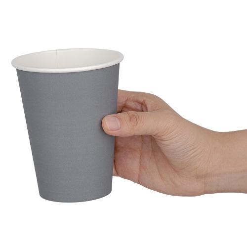 Fiesta Hot Cups Single Wall Charcoal - 340ml (12oz) (Sleeve 50)