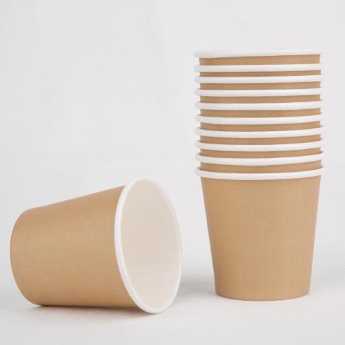 Fiesta Recyclable Hot Cup Single Wall Kraft 4oz (Sleeve 50)  FSC Mix