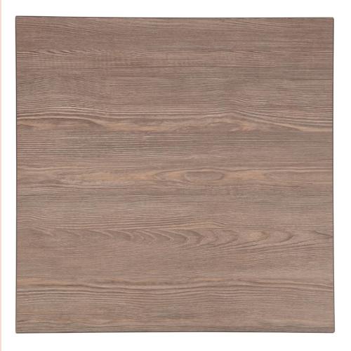 Bolero Table Top Square Vintage Wood - 48x600mm