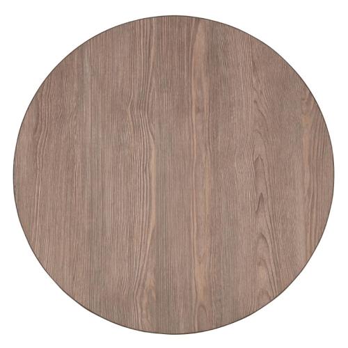 Bolero Table Top 600mm Round - Vintage Wood