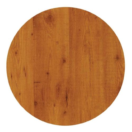 Werzalit Round Table Top Pine 321 - 700mm (B2B)