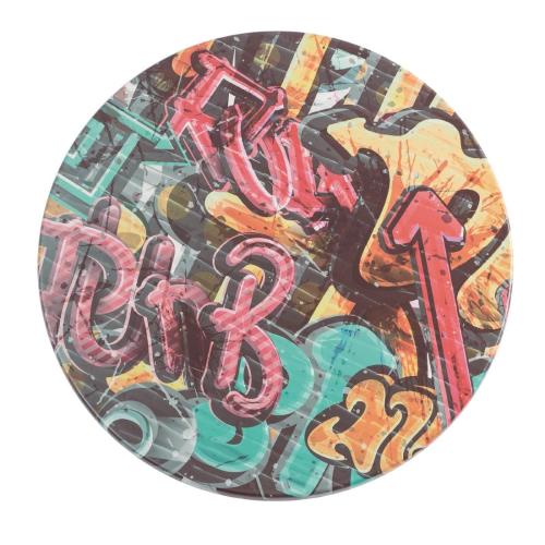 Werzalit Round 700mm Table Top (Graffiti 242) (B2B)