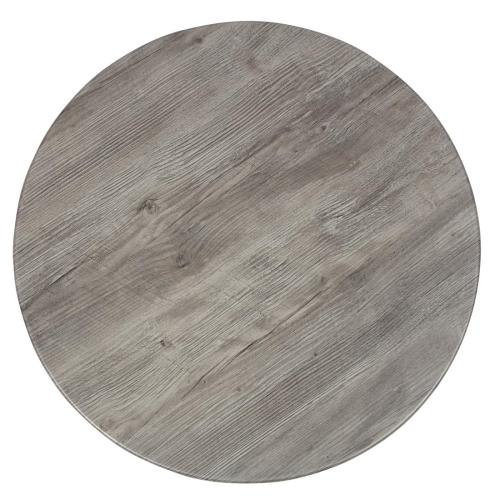 Werzalit Round Table Top Ponderosa Grey 179 - 700mm