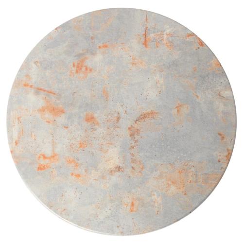 Werzalit Round Table Top Tarnished Silver 224 - 700mm (B2B)