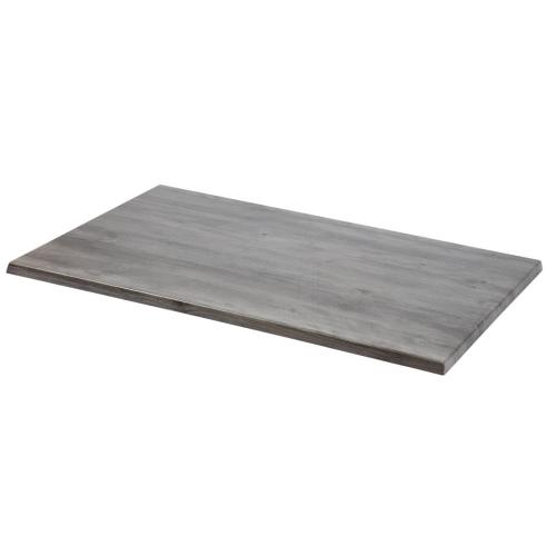 Werzalit Table Top Ponderosa Grey Rectangular 179)- 1100x700mm