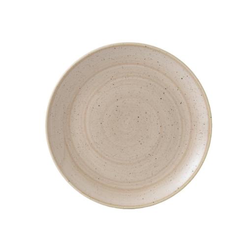 Churchill?Stonecast Nutmeg Cream Evolve Coupe Plate - 10 1/4" (Box 12) (Direct)