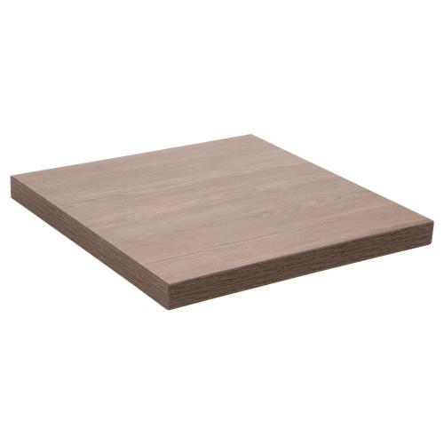 Bolero Table Top Square Vintage Wood - 48x600mm