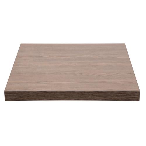 Bolero Table Top Square Vintage Wood - 48x600mm
