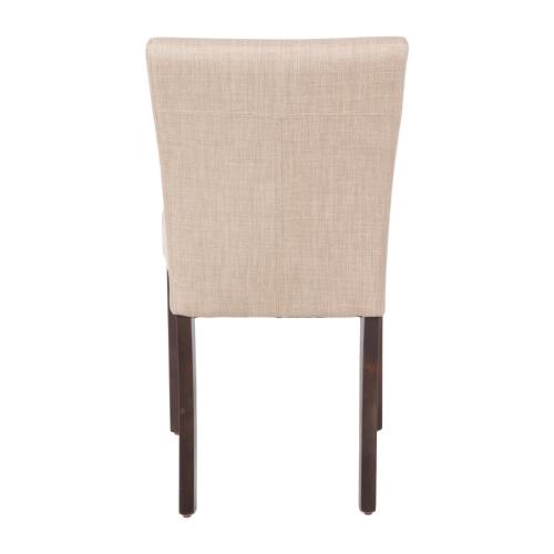 Bolero Contemporary Dining Chair Natural (Pack 2)