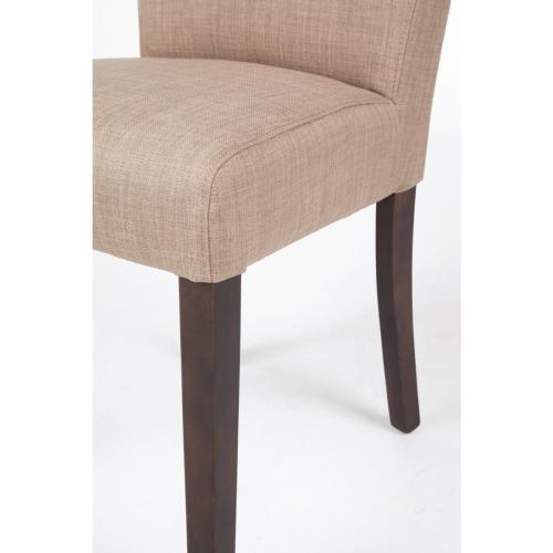 Bolero Contemporary Dining Chair Natural (Pack 2)