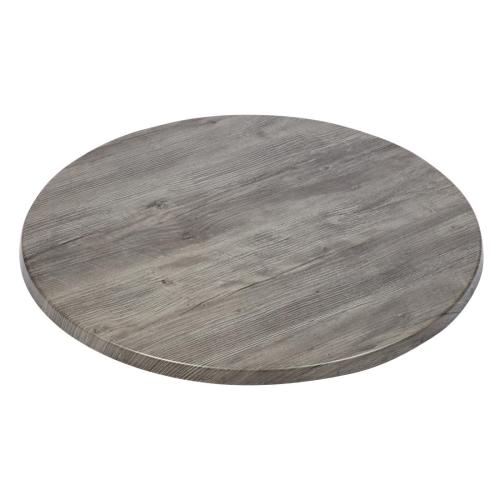 Werzalit Round Table Top Ponderosa Grey 179 - 700mm