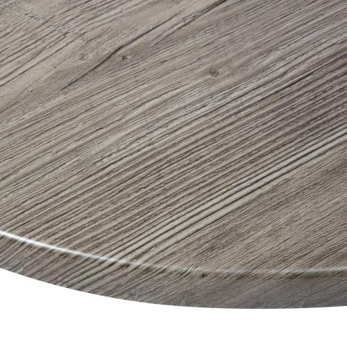 Werzalit Round Table Top Ponderosa Grey 179 - 700mm