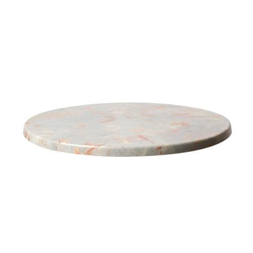 Werzalit Round 600mm Table Top (Tarnished Silver 224) (B2B)