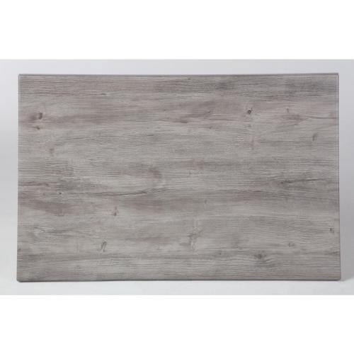 Werzalit Table Top Ponderosa Grey Rectangular 179)- 1100x700mm