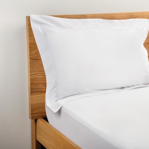 Comfort Percale Pillowcase White - Oxford - 64x90cm