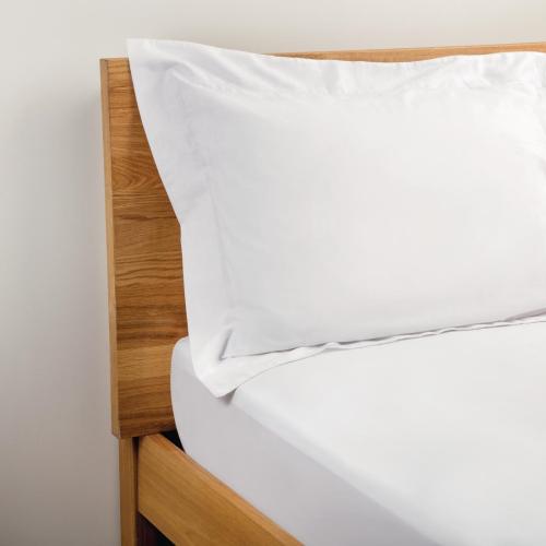 Essentials Pyramid Pillowcase White - Oxford 66x92cm