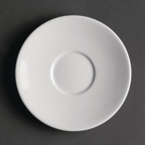 Royal Porcelain Classic Saucer for Elegant Espresso Cup (GT925) - 120mm (Box 12)