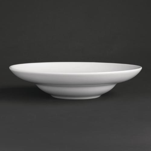 Royal Porcelain Classic Inner Rim Bowl White - 230mm 9" (Box 12)
