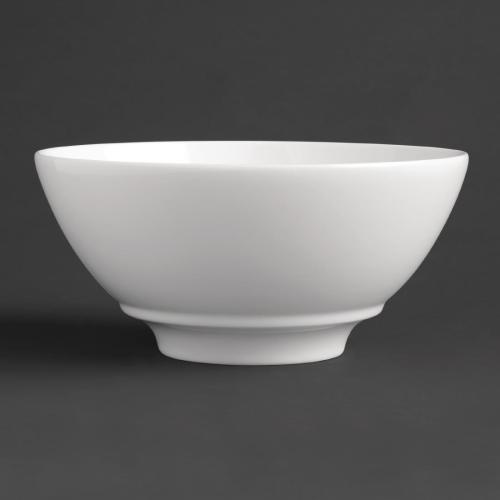 Royal Porcelain Classic Inner Rim Deep Bowl White - 180mm 7" (Box 12)