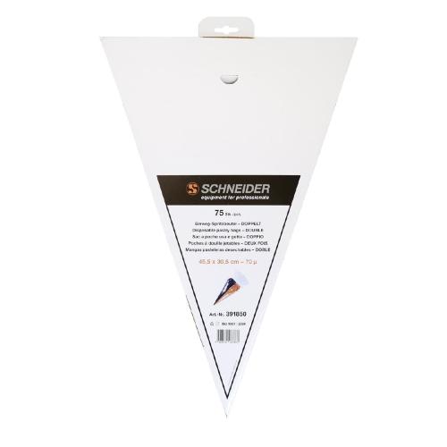 Schneider Disposable Double-Compartmented Pastry Bags - 455x305mm (Pack 75)