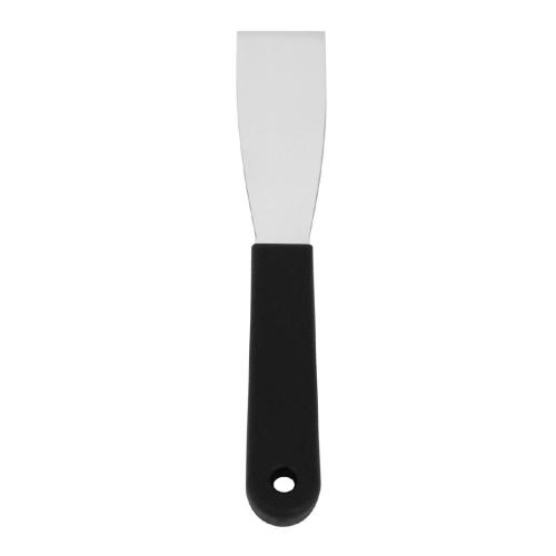 Schneider Stainless Steel Spatula 40mm with Black PP handle
