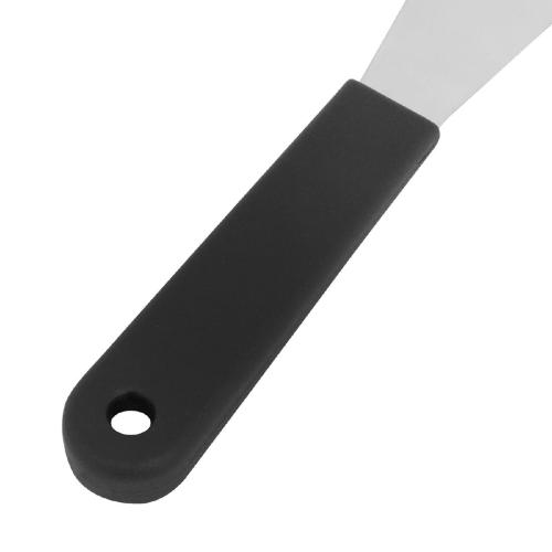 Schneider Stainless Steel Spatula 40mm with Black PP handle