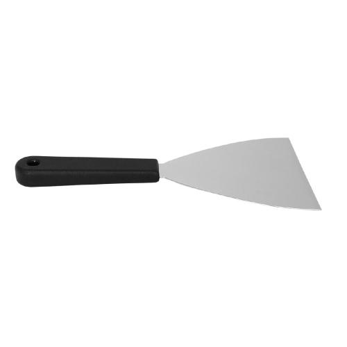 Schneider Stainless Steel Spatula - 120mm with Black PP handle