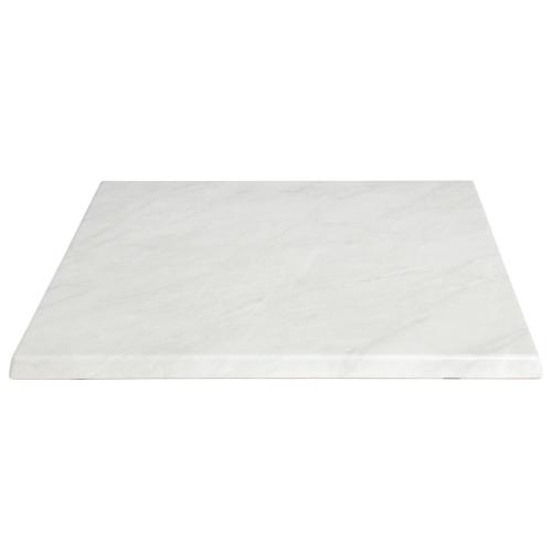 Werzalit Square Table Top Carrara 311 - 700mm (B2B)