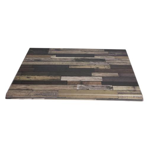 Werzalit Square Table Top Blanchas Brown 268 - 600mm (B2B)
