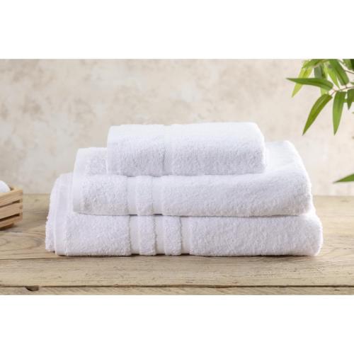 Comfort Nova Towels White - Bath Sheet - 100x150cm