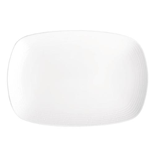 Royal Porcelain Maxadura Embossed Rectangle Plate - 230x330mm (Box 12)