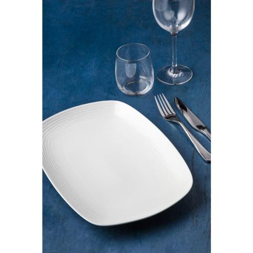 Royal Porcelain Maxadura Embossed Rectangle Plate - 230x330mm (Box 12)
