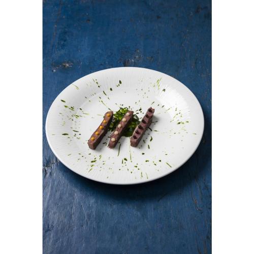 Royal Porcelain Maxadura Linear Embossed Plate - 290mm (Box 12)