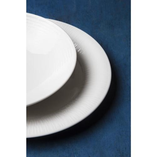 Royal Porcelain Maxadura Linear Embossed Plate - 230mm (Box 12)