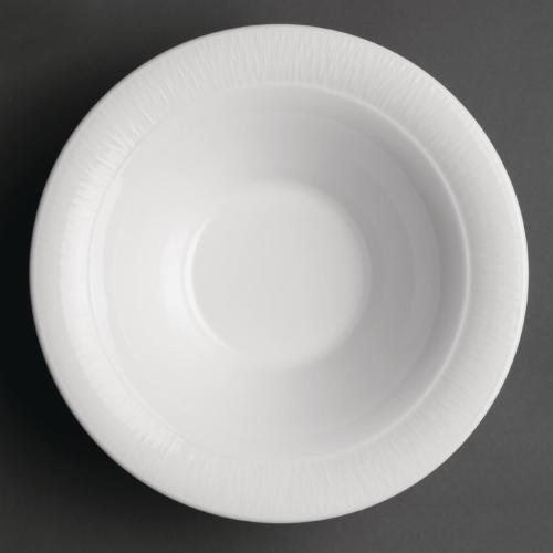 Royal Porcelain Maxadura Linear Embossed Deep Bowl - 270mm (Box 6)