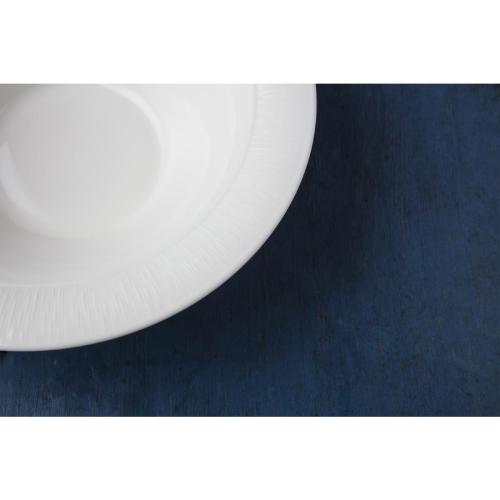 Royal Porcelain Maxadura Linear Embossed Deep Bowl - 270mm (Box 6)