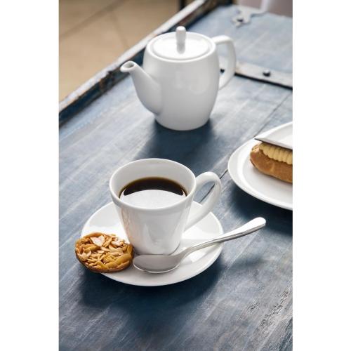 Royal Porcelain Classic Elegant Tea Cup White - 210ml 7.4oz (Box 12)